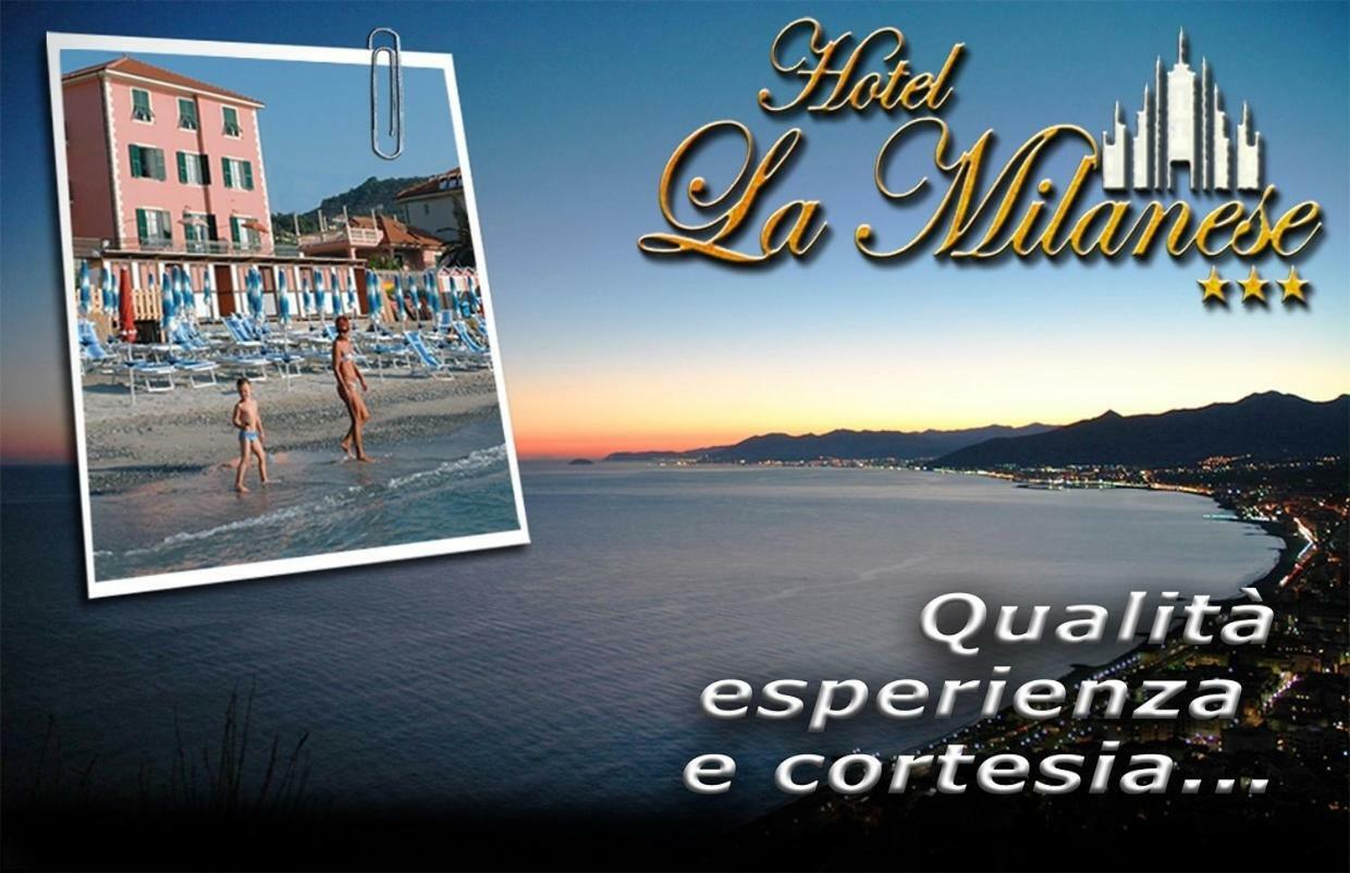 Hotel La Milanese Pietra Ligure Kültér fotó